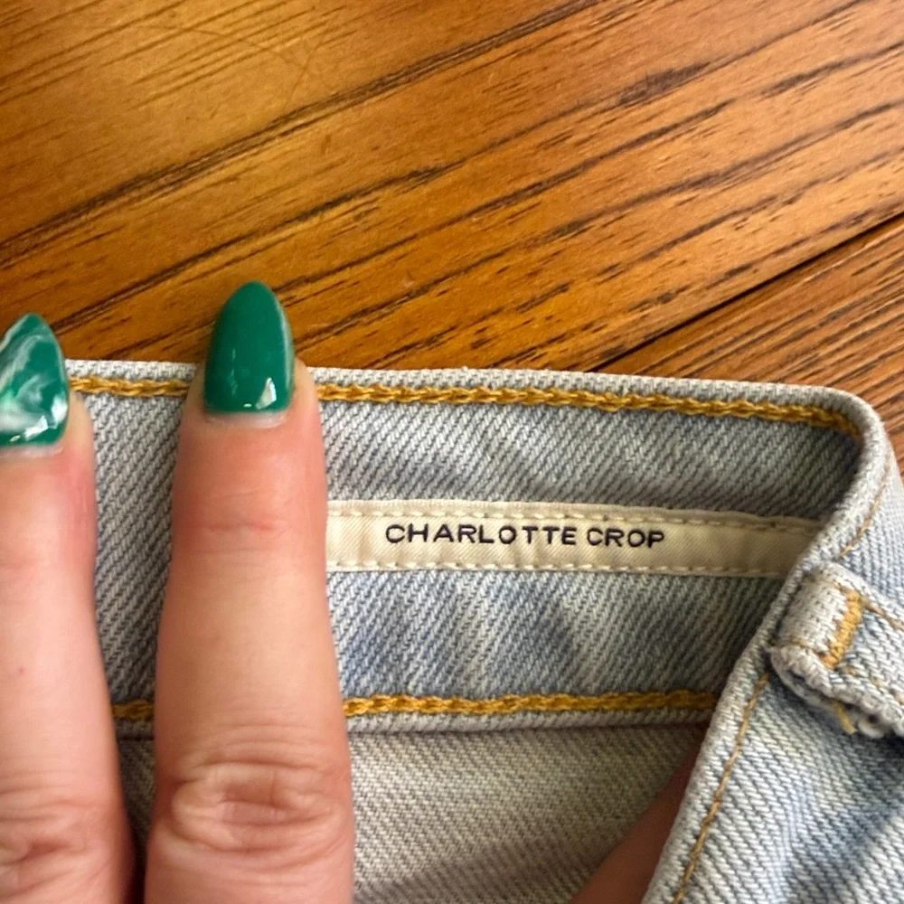 Citizens Of Humanity Charlotte Cropped High Rise Straight Jeans - Picture 6 of 13